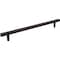 Jeffrey Alexander 12" Center-to-Center Brushed Oil Rubbed Bronze Square Dominique Appliance Handle 845-12DBAC - alternate 1
